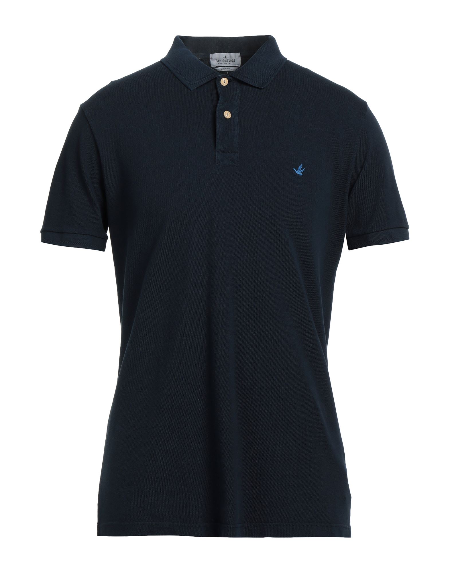 Brooksfield Polo Shirts In Slate Blue