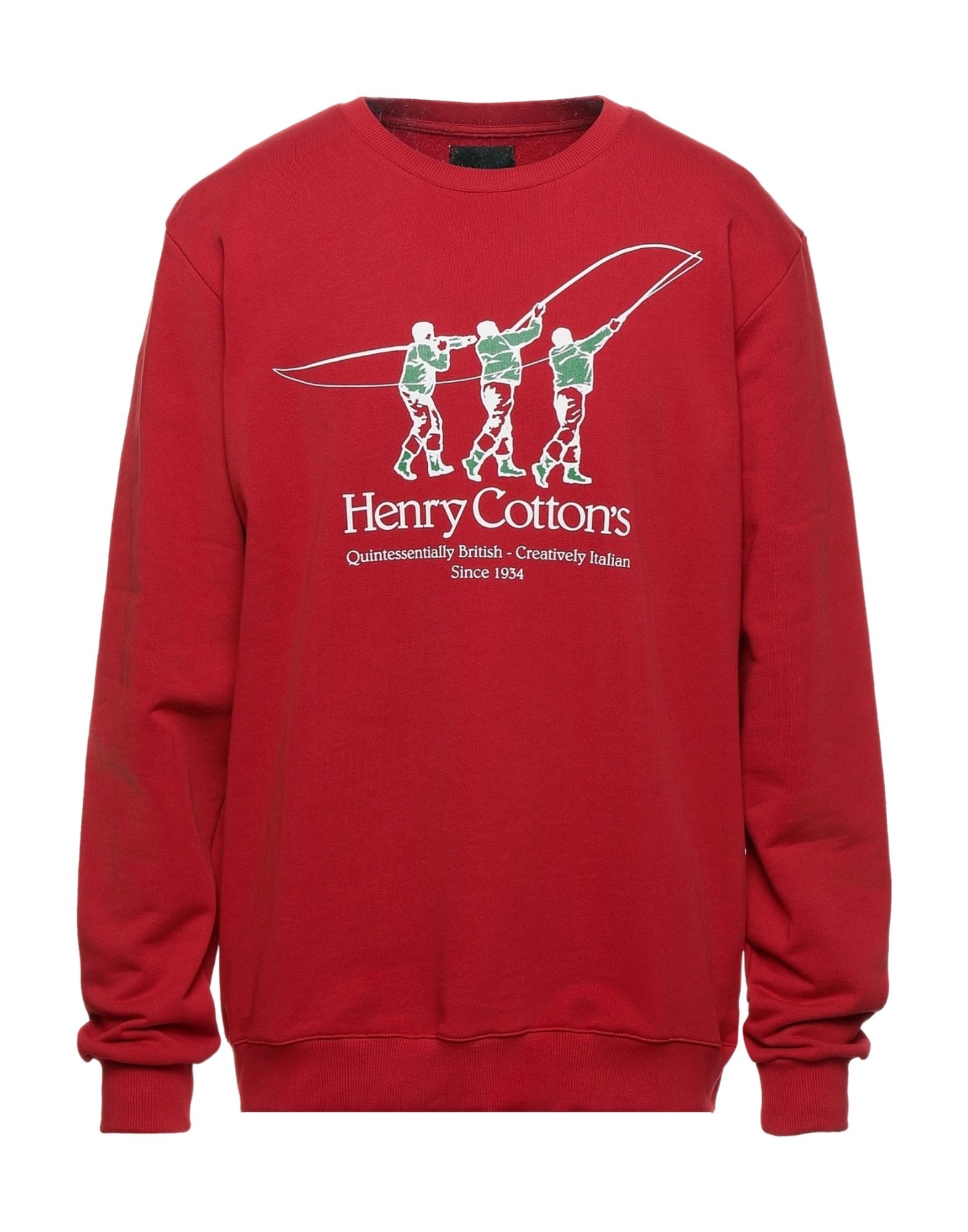 Henry Cotton's Sweatshirts In Red