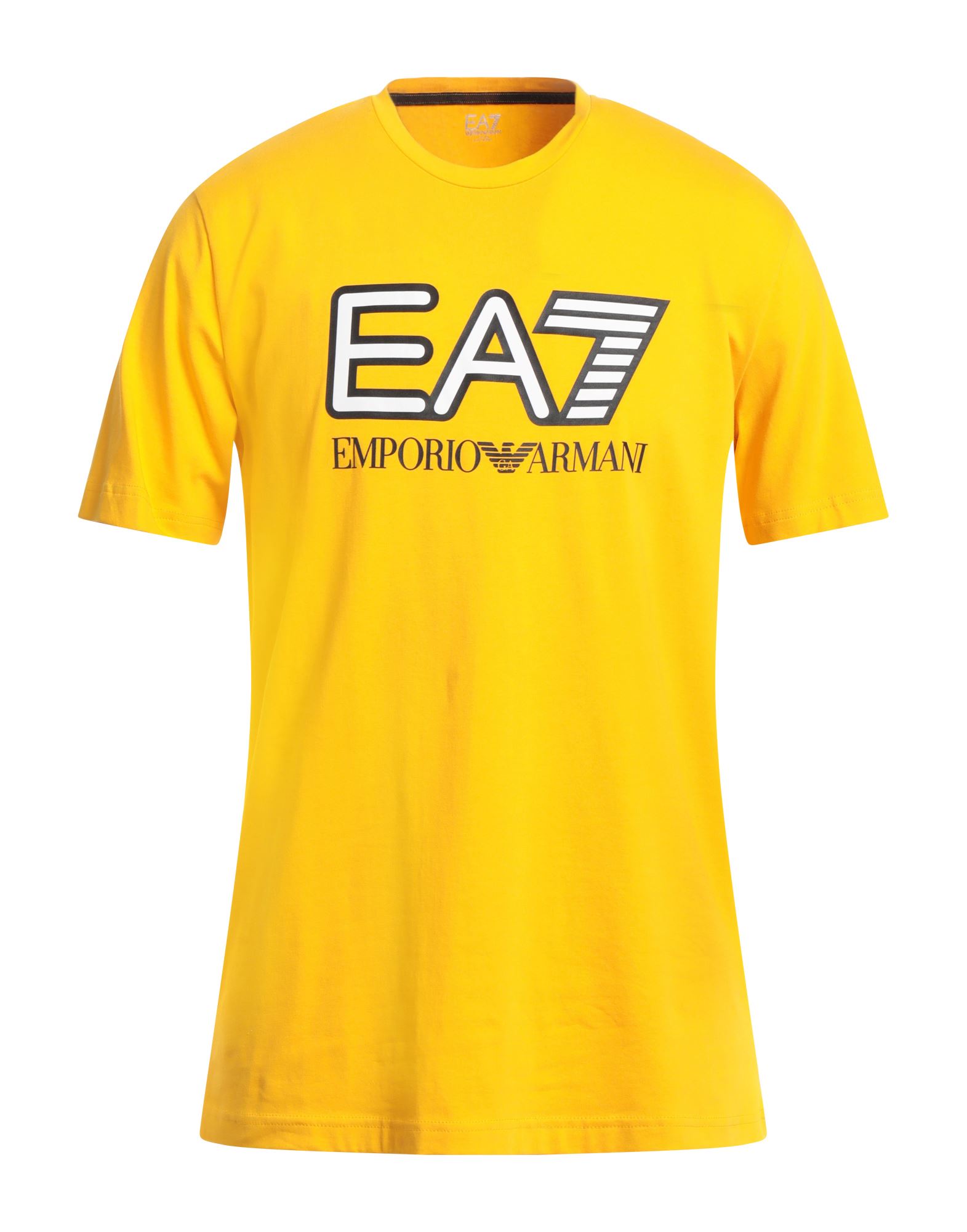 Ea7 T-shirts In Yellow