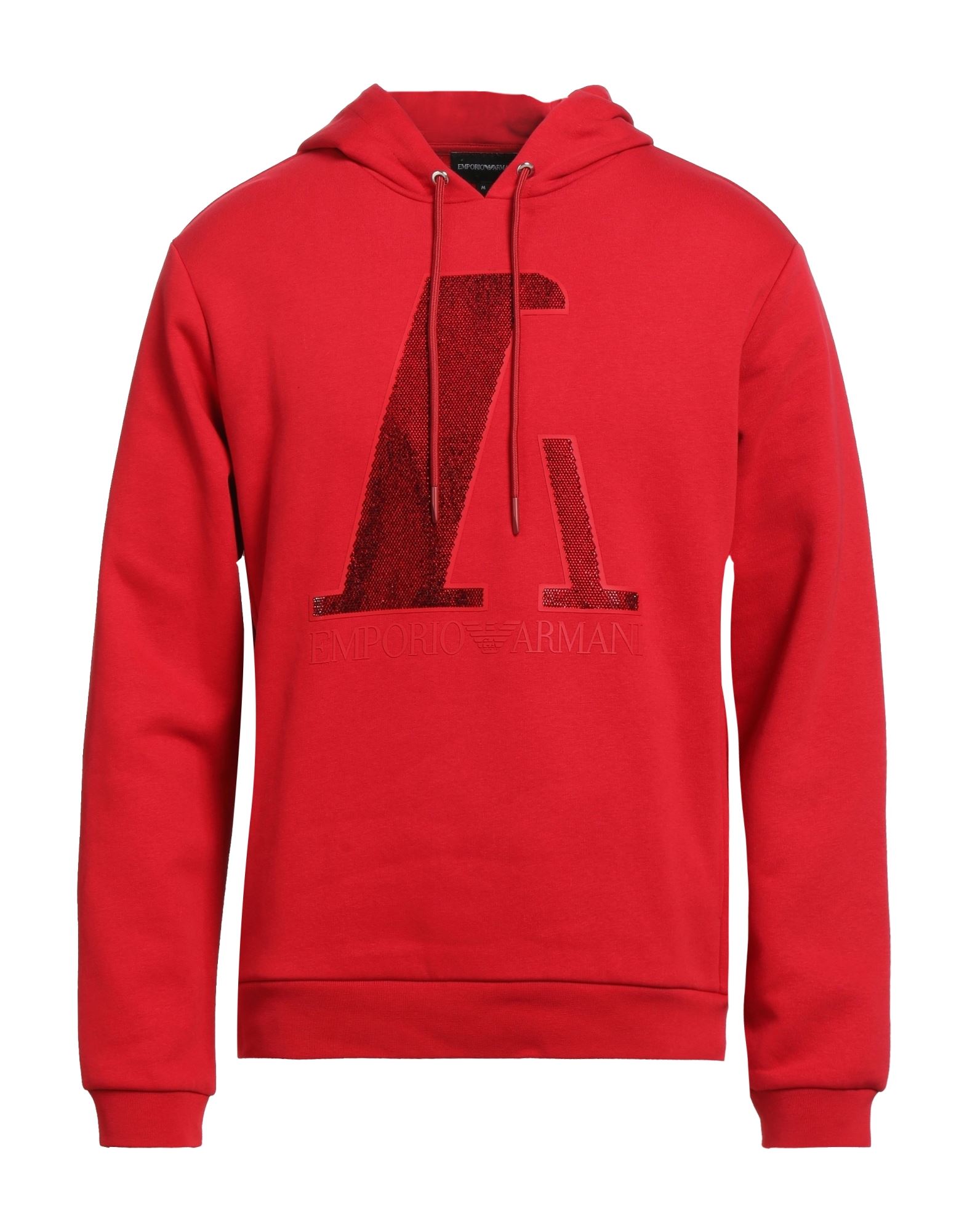 Red best sale armani sweatshirt