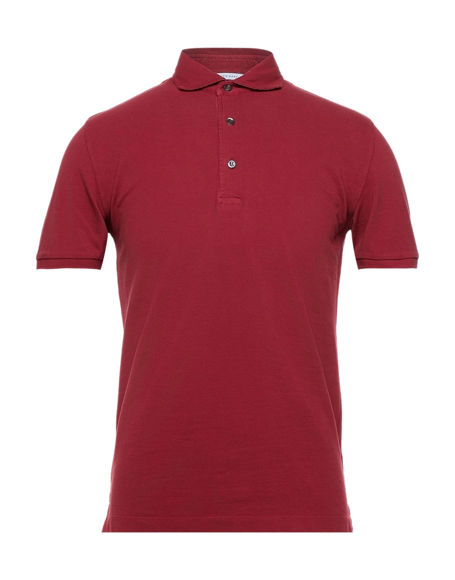 Simon Gray. Polo Shirts In Red