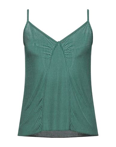Desires Woman Top Green Size Xs Polyester
