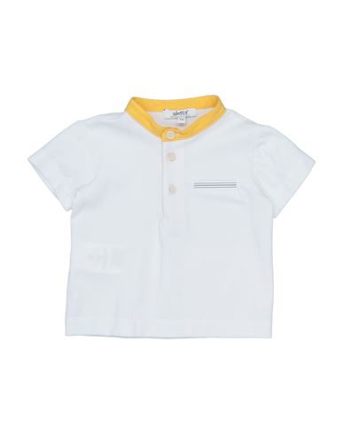 Aletta Babies'  Newborn Boy T-shirt White Size 3 Cotton, Elastane