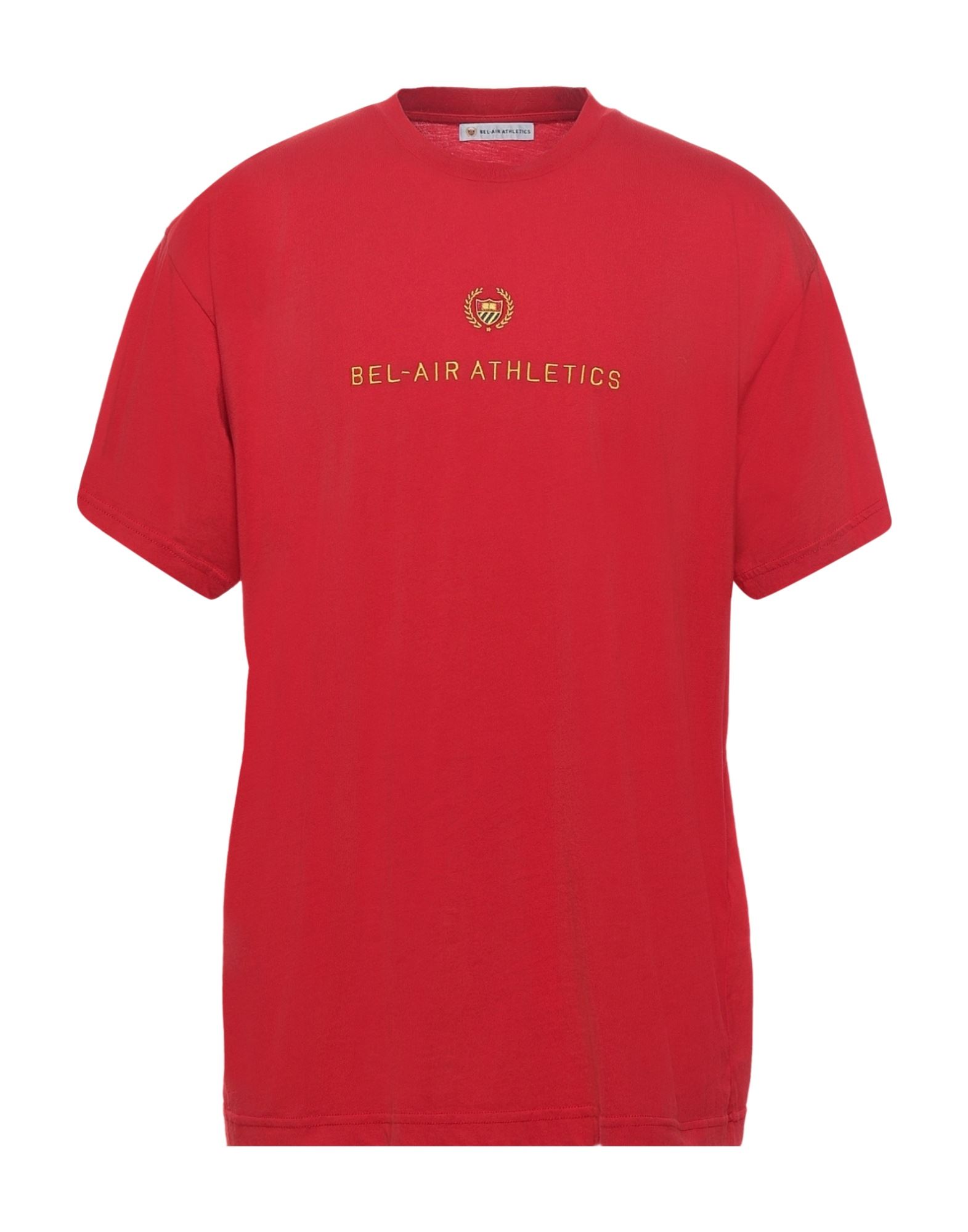 BEL-AIR ATHLETICS BEL-AIR ATHLETICS MAN T-SHIRT RED SIZE S COTTON