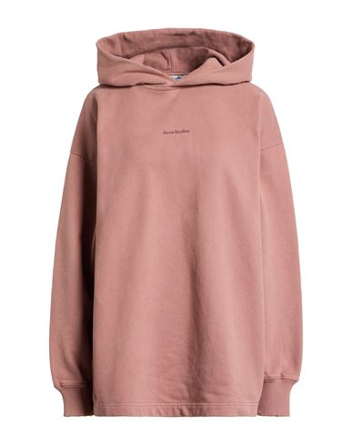 Acne Studios Woman Sweatshirt Antique Rose Size M Cotton In Pink