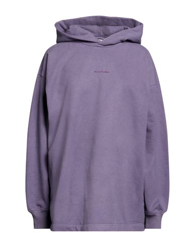 Acne Studios Woman Sweatshirt Dark Purple Size S Cotton