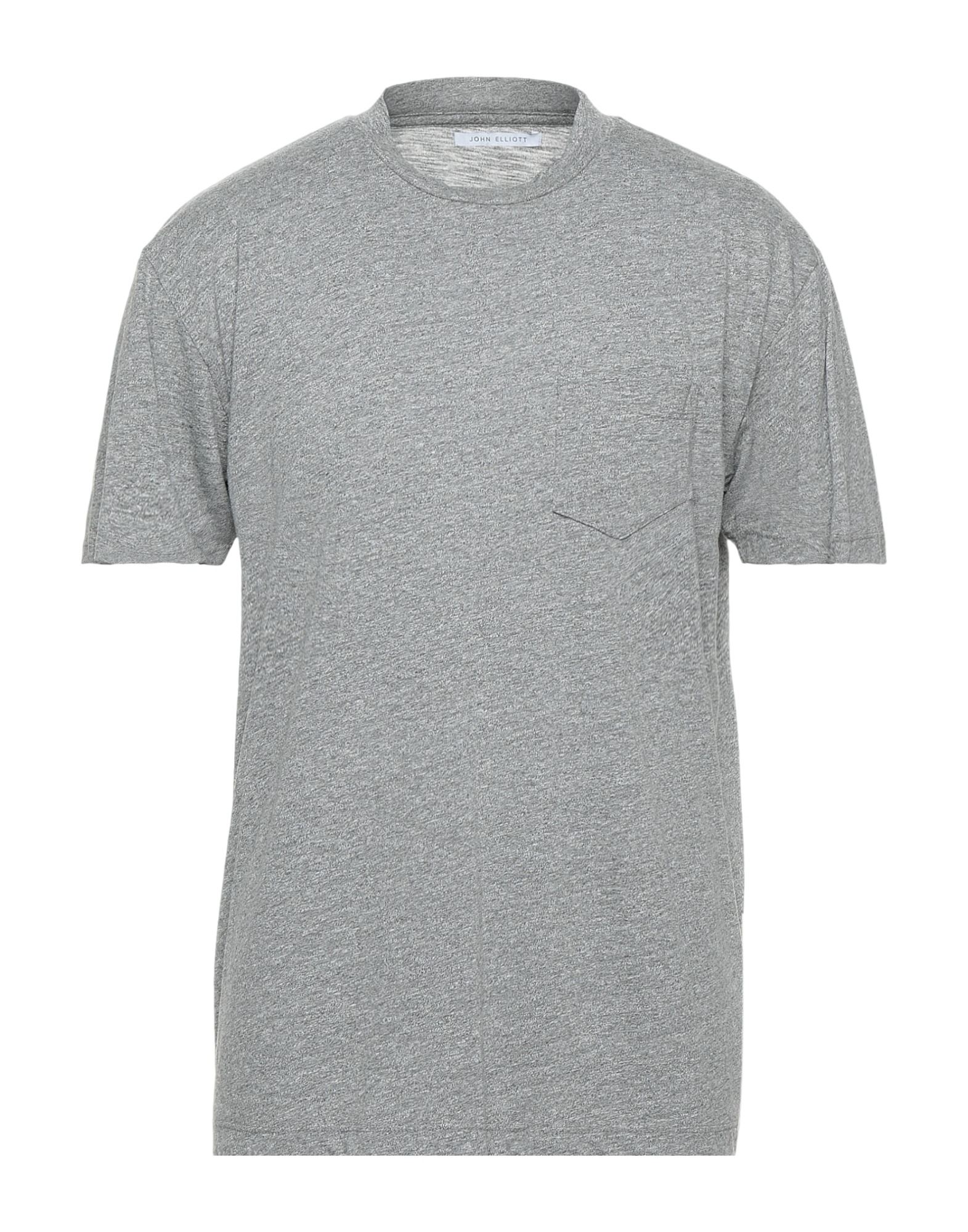 《セール開催中》JOHN ELLIOTT メンズ T シャツ グレー M ポリエステル 50% / コットン 38% / 指定外繊維（テンセル) 12%