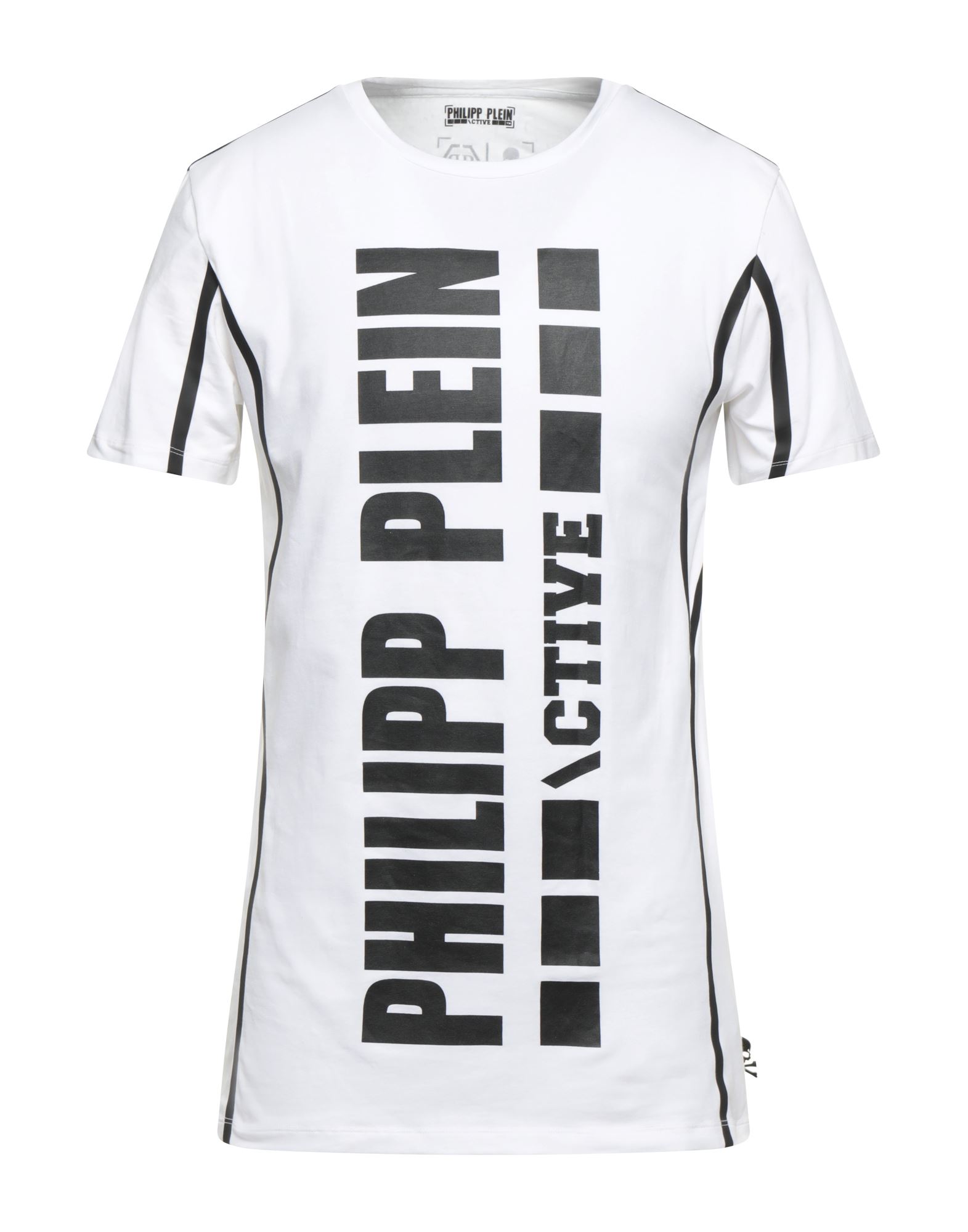 《セール開催中》PHILIPP PLEIN メンズ T シャツ ホワイト L コットン 95% / エコポリエステル 5% / ポリエステル