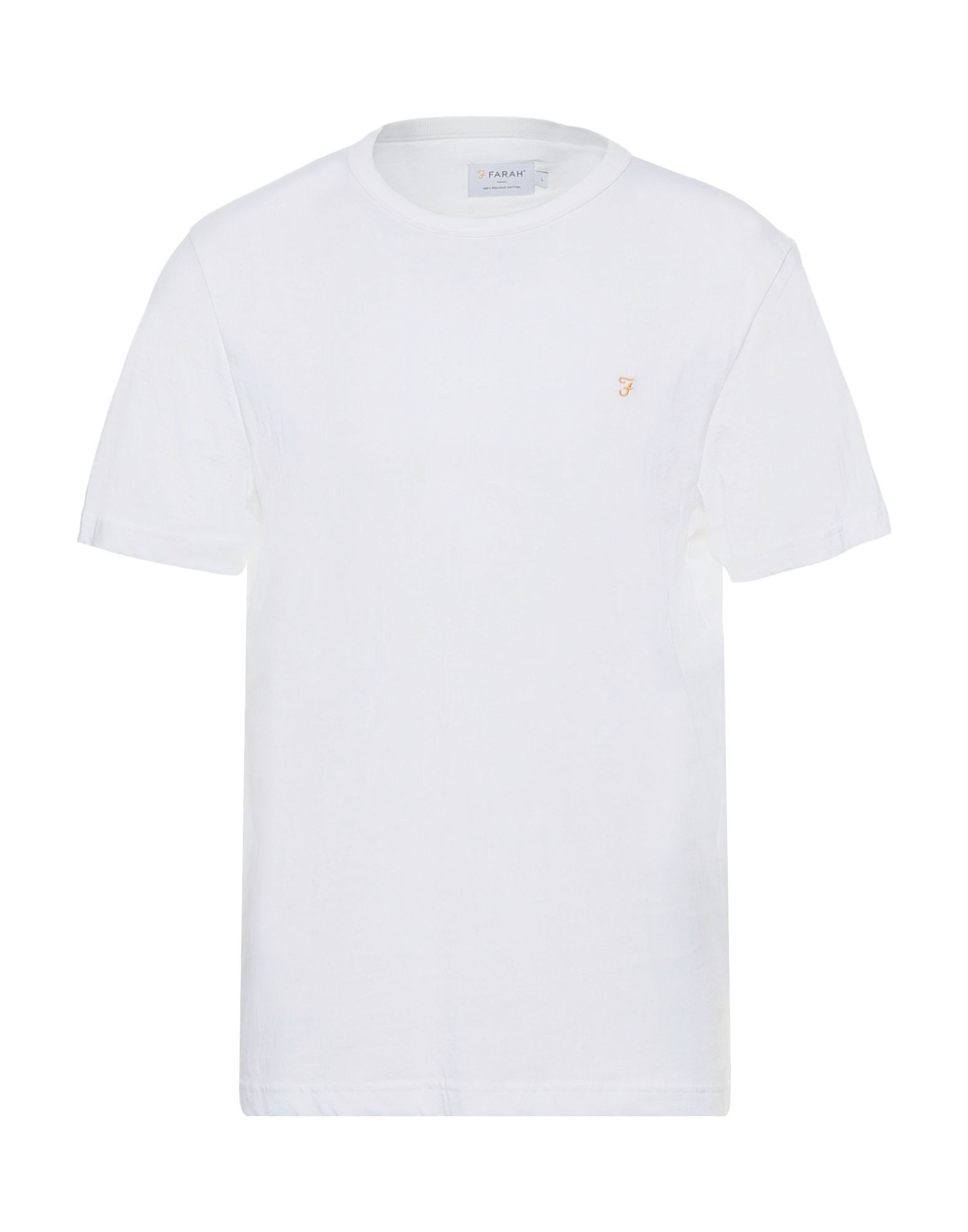 Farah T-shirts In White