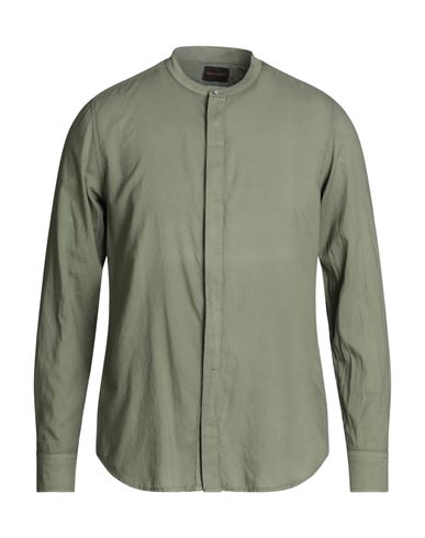 Officina 36 Man Shirt Military Green Size S Cotton