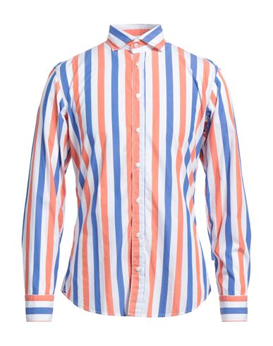 Bastoncino Man Shirt Orange Size 15 Cotton