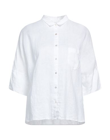 120% Woman Shirt White Size 2 Linen