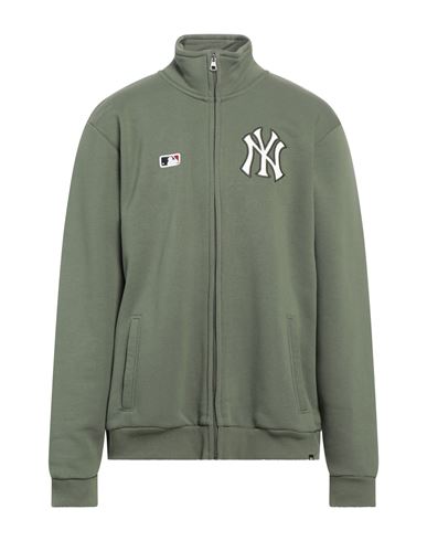 47 Giacca Islington Track Jacket New York Yankees Man Sweatshirt Military Green Size S Cotton, Polyeste