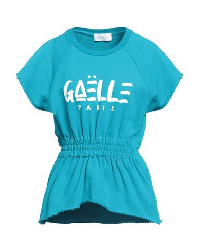 Gaelle Paris Gaëlle Paris Woman Sweatshirt Azure Size 3 Cotton In Blue