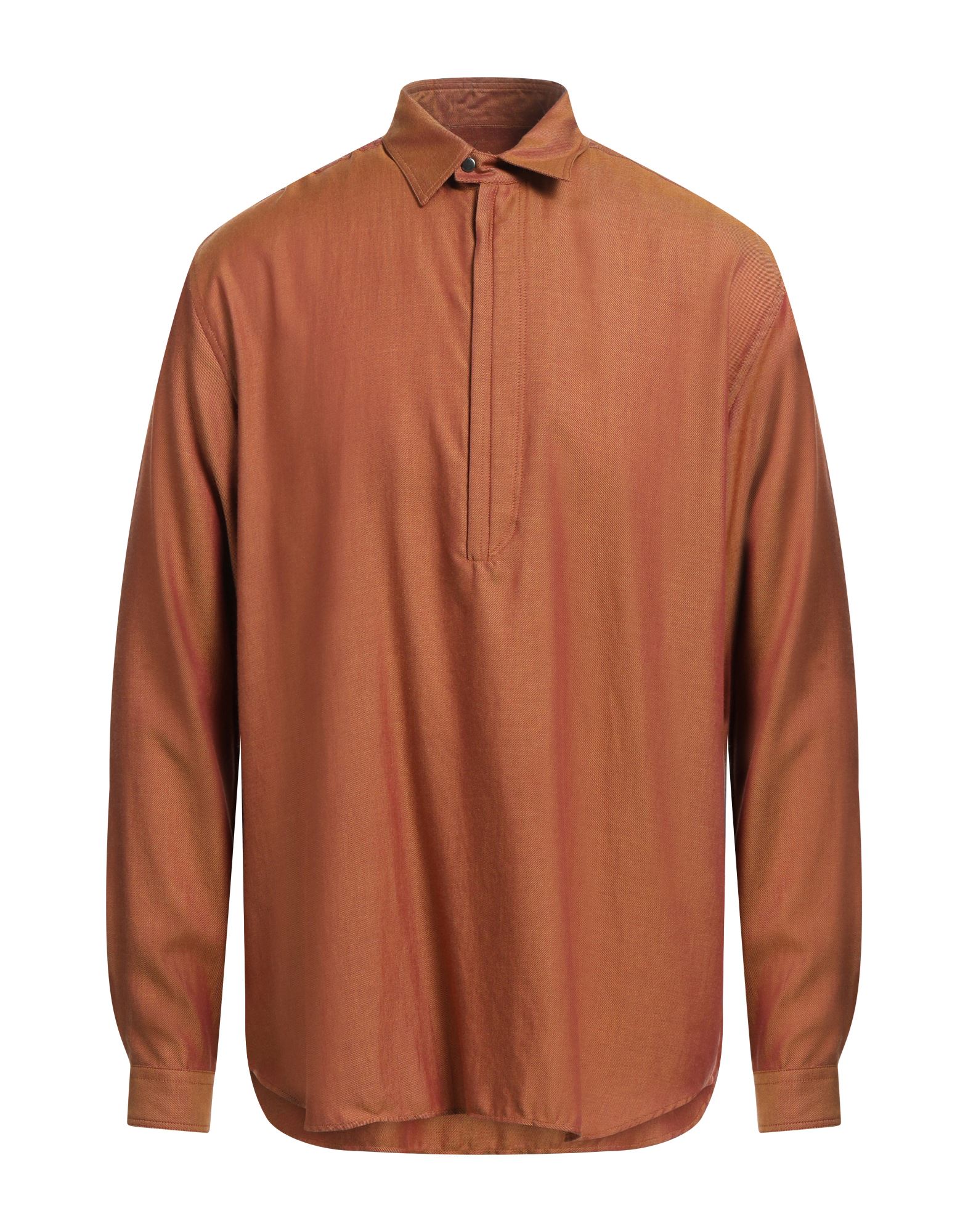 Emporio Armani Shirts In Brown