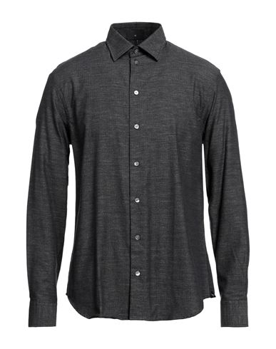 Emporio Armani Man Shirt Lead Size Xs Cotton In Grey