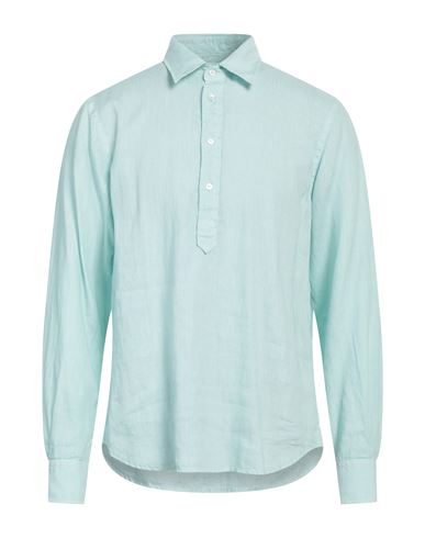 Aspesi Man Shirt Light Green Size Xl Linen