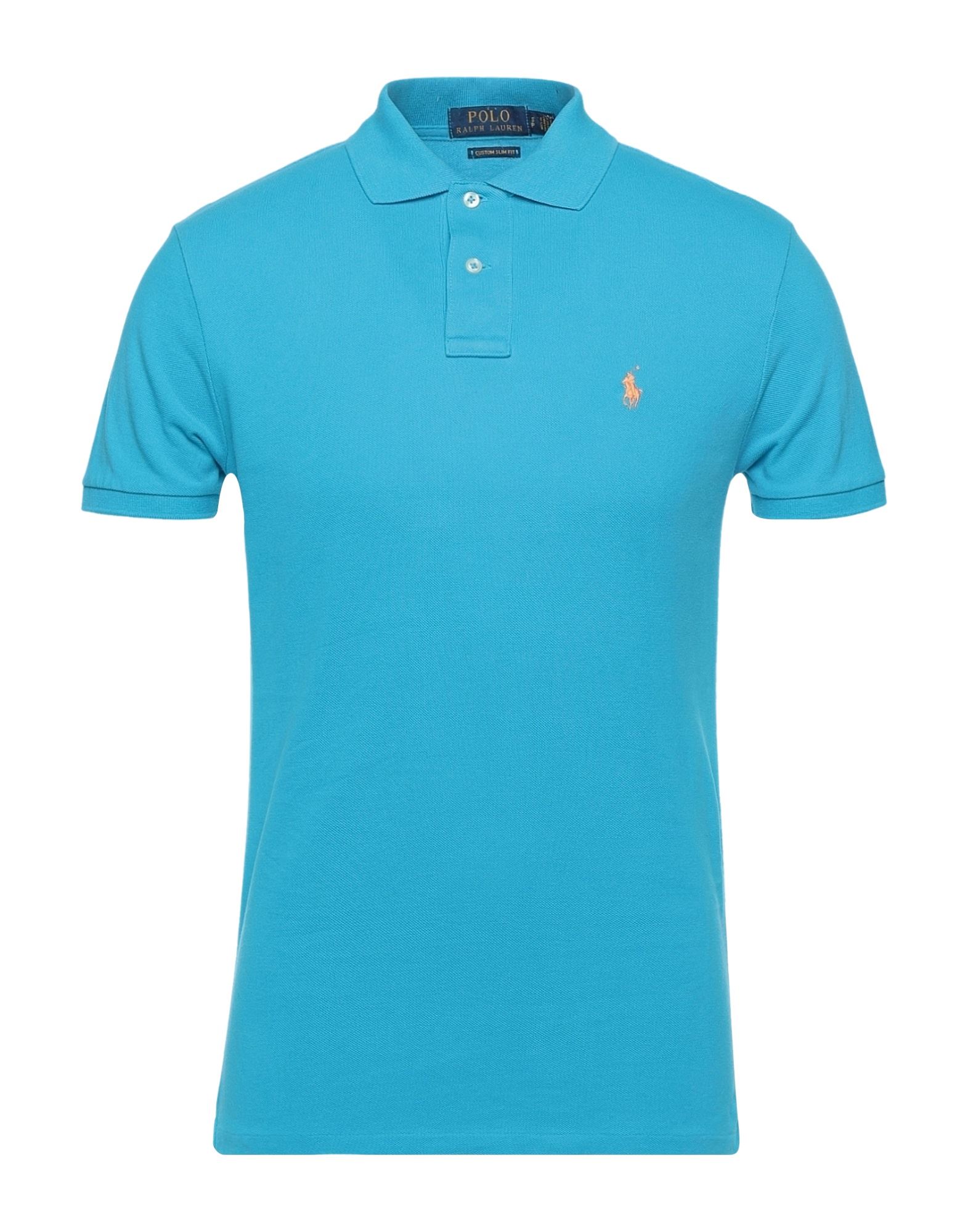 Polo Ralph Lauren Polo Shirts In Azure | ModeSens