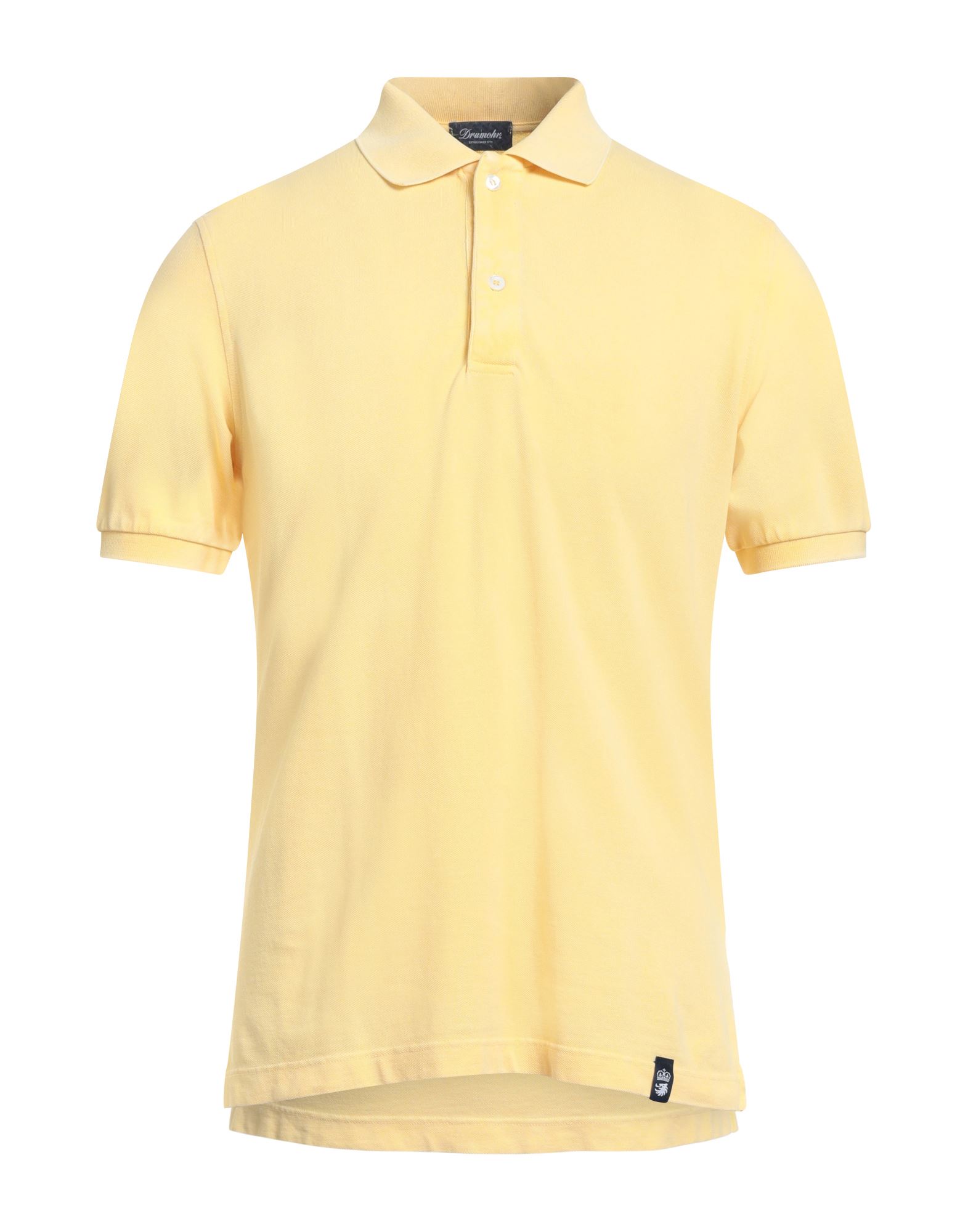 Drumohr Polo Shirts In Yellow