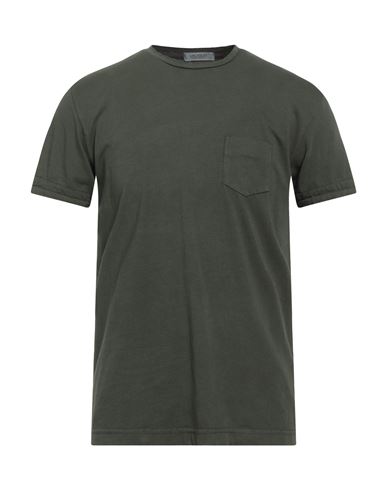 Crossley Man T-shirt Dark Green Size Xl Cotton