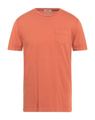 Crossley Man T-shirt Orange Size L Cotton