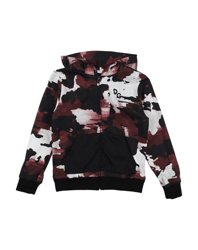 Dolce & Gabbana Toddler Boy Sweatshirt Chocolate Brown Size 3 Cotton, Viscose, Polyurethane, Elastan In Brown
