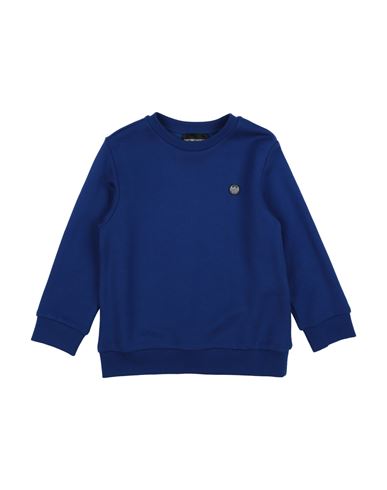 Emporio Armani Babies'  Toddler Boy Sweatshirt Blue Size 4 Viscose, Cotton, Elastane