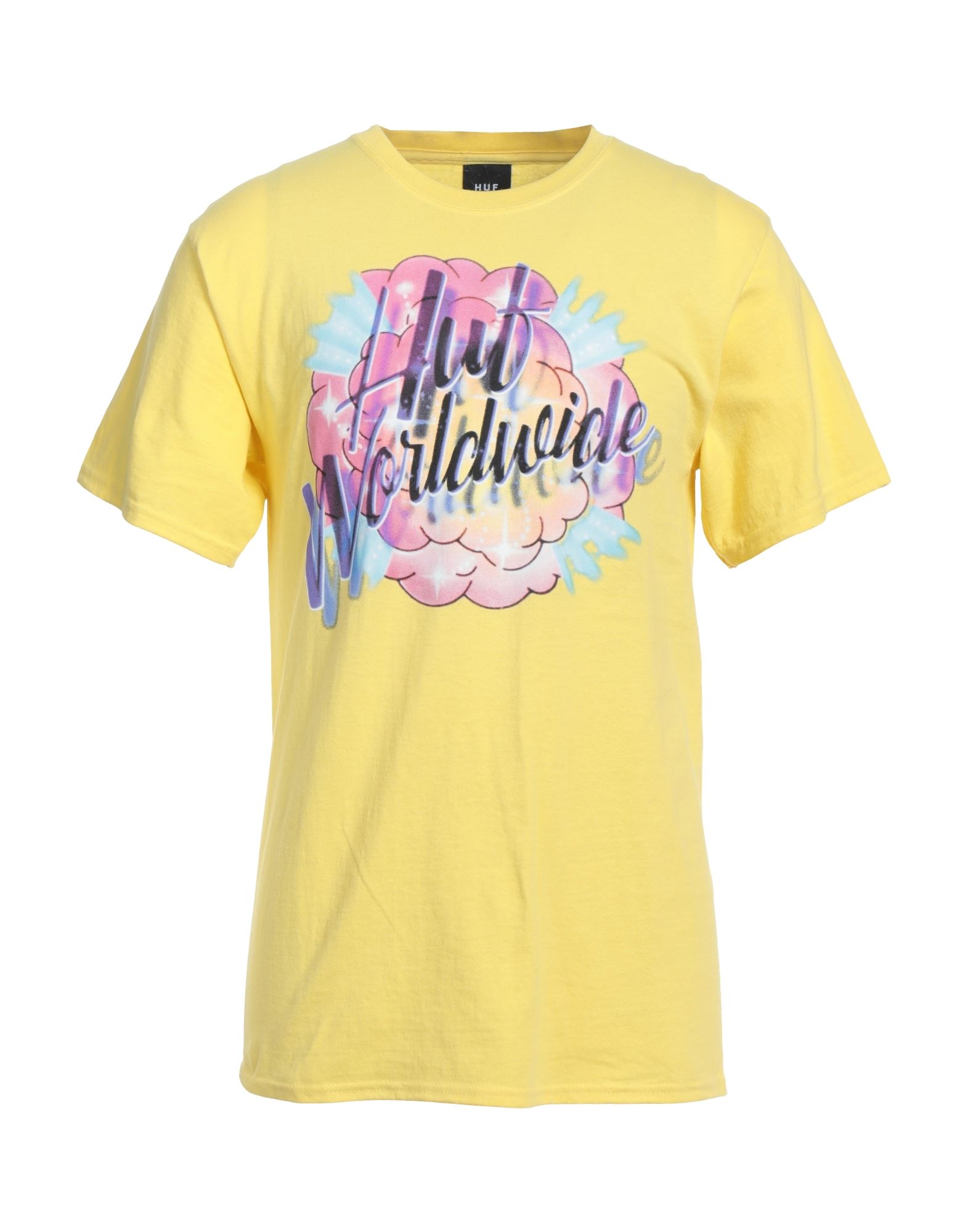 Huf T-shirts In Yellow