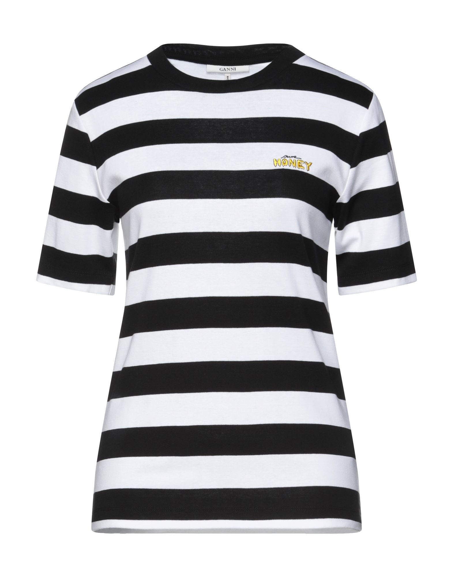 ganni t shirt black