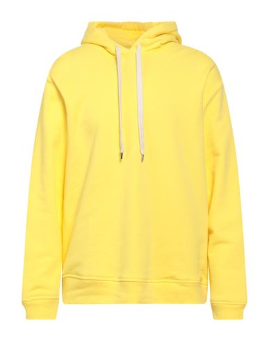 Imperial Man Sweatshirt Yellow Size Xl Cotton