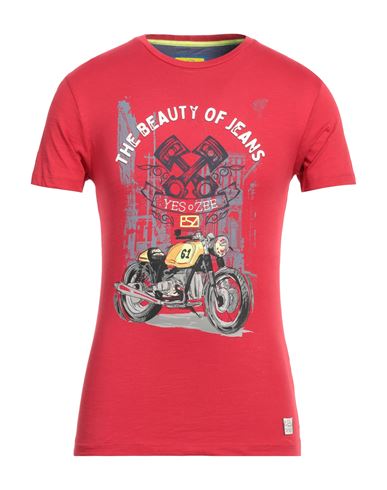 Yes Zee By Essenza T-shirts In Red