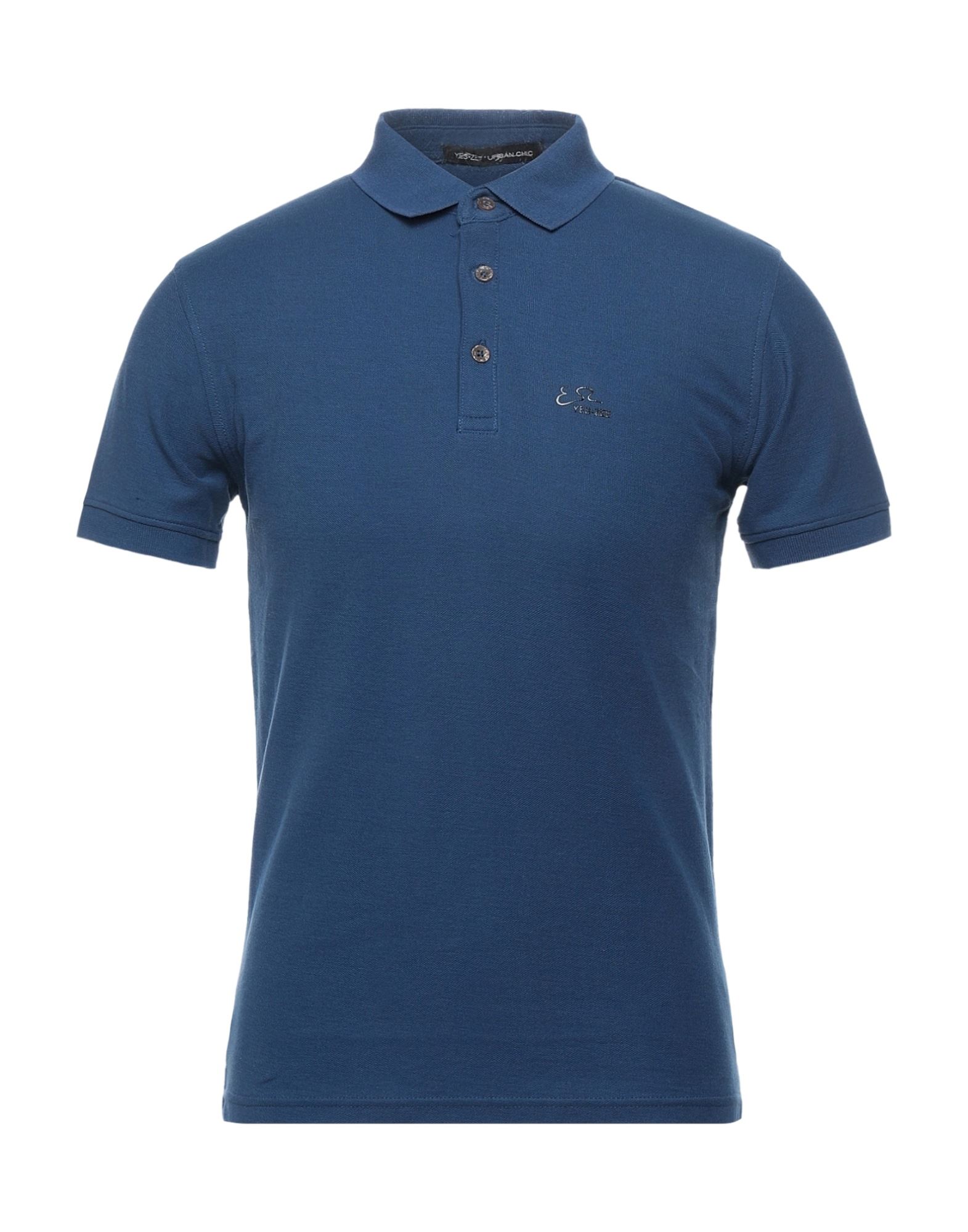 Yes Zee By Essenza Polo Shirts In Blue