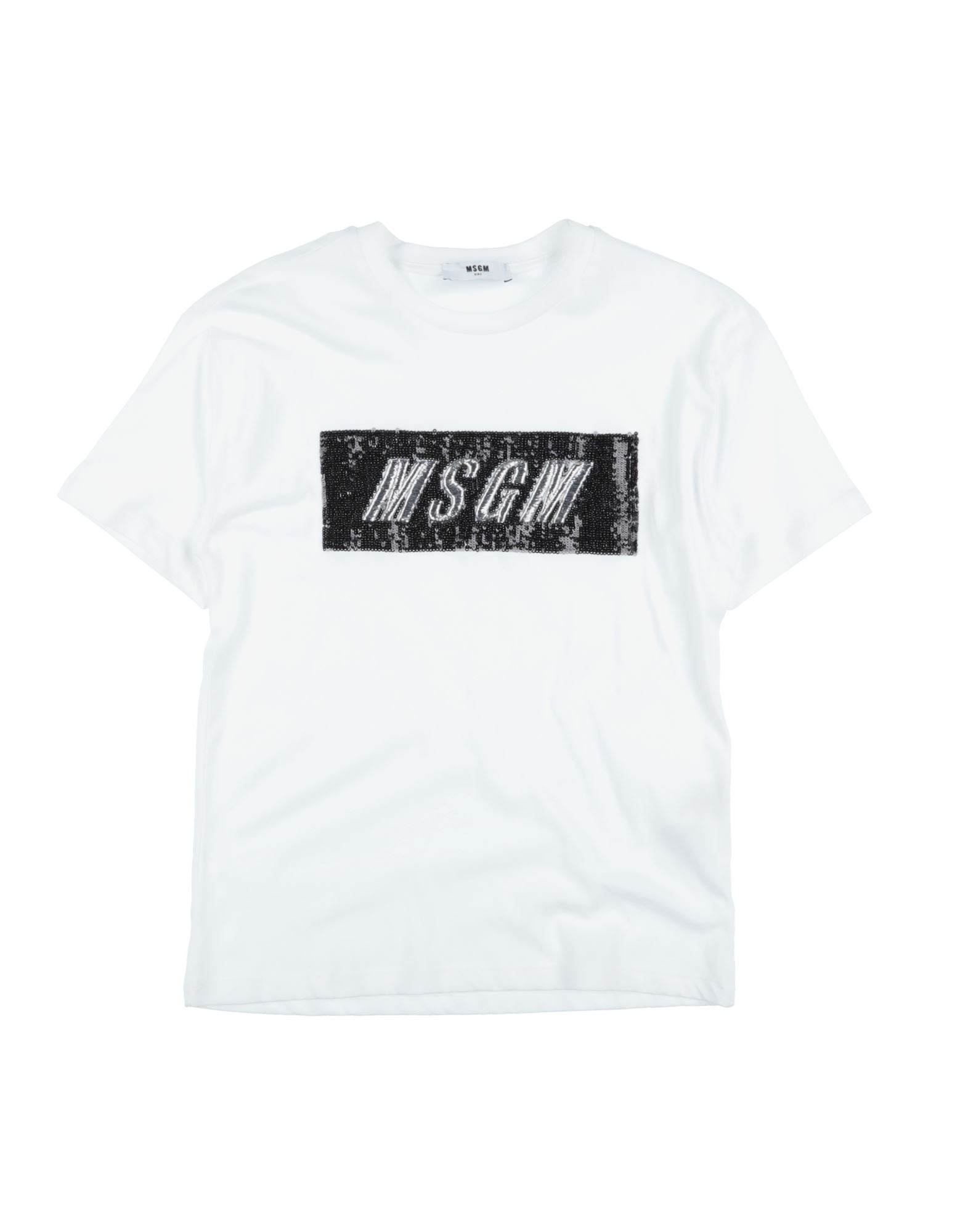 Msgm Kids'  T-shirts In White
