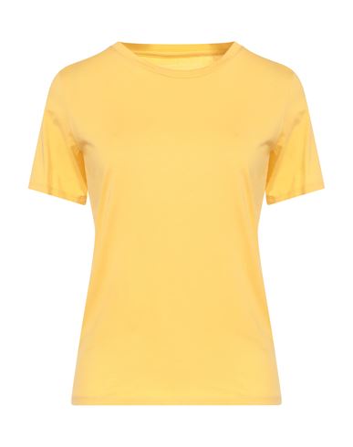 Majestic Filatures Woman T-shirt Light Yellow Size 1 Cotton