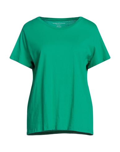 Majestic Filatures Woman T-shirt Green Size 4 Cotton