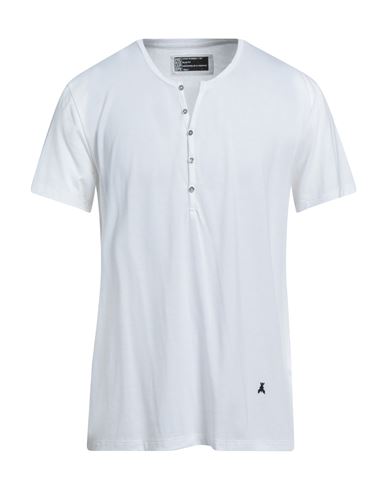 Patrizia Pepe Man T-shirt White Size Xxl Lyocell, Cotton