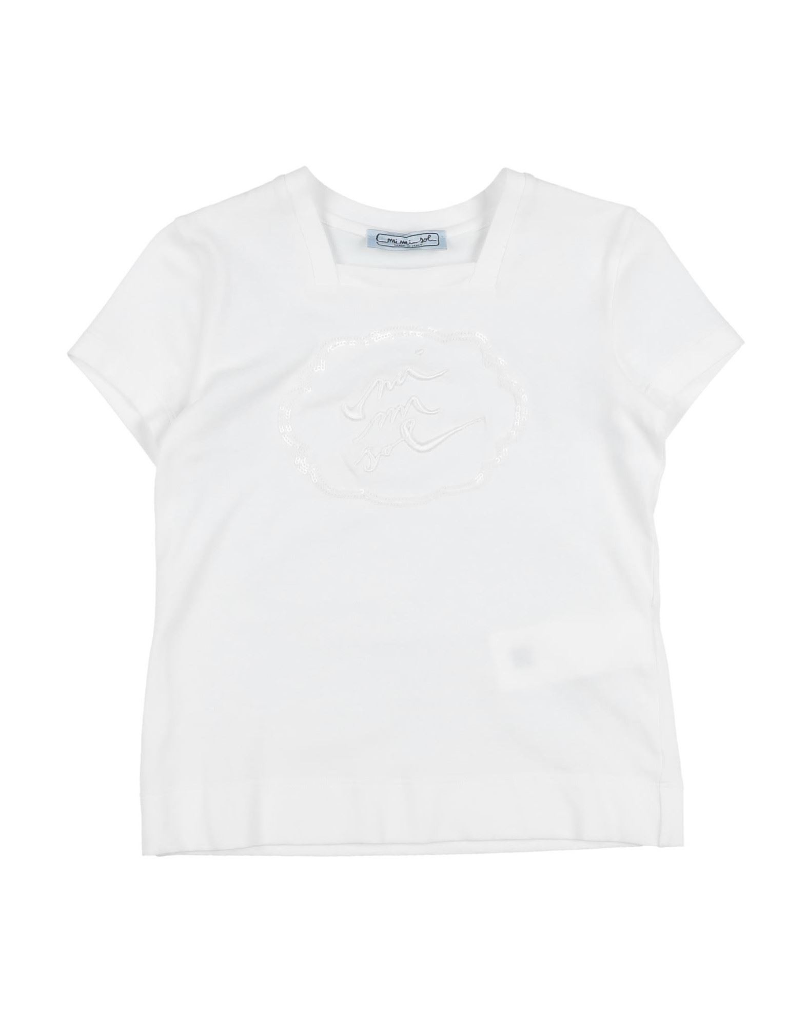 Mimisol Kids'  T-shirts In White