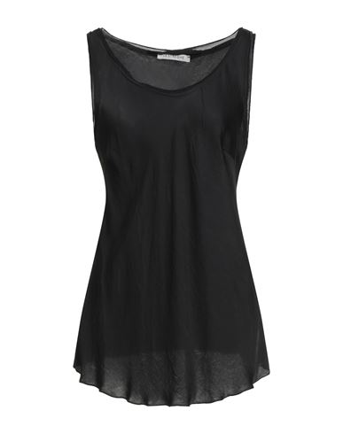 Le Streghe Woman Top Black Size S Viscose In Black