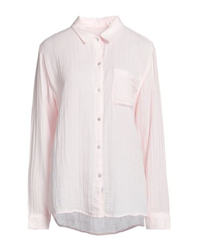 Rails Ellis Long Sleeve Gauze Shirt In Pink