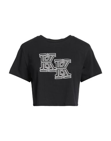 Kendall + Kylie Woman T-shirt Black Size L Cotton