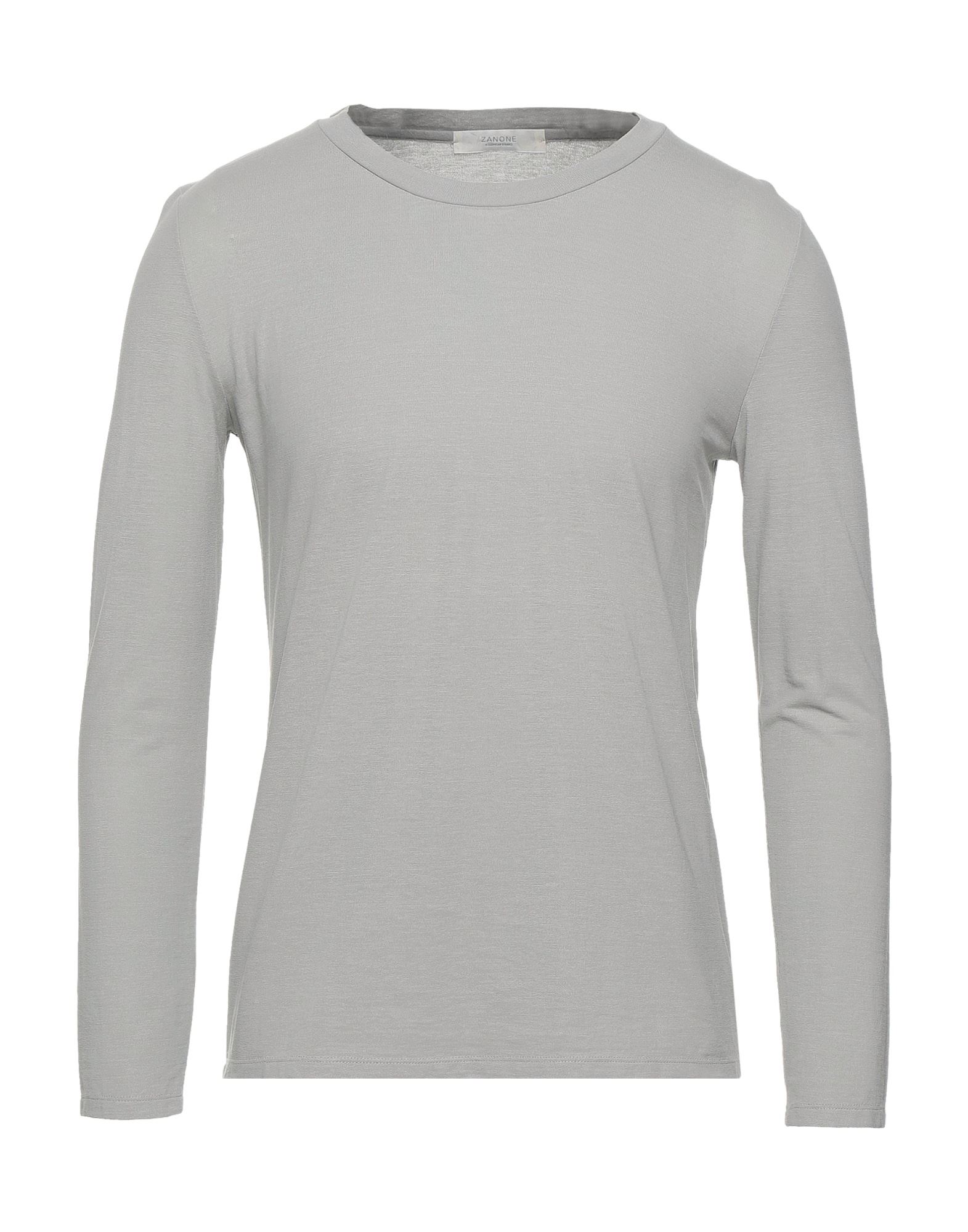 Zanone T-shirts In Light Grey