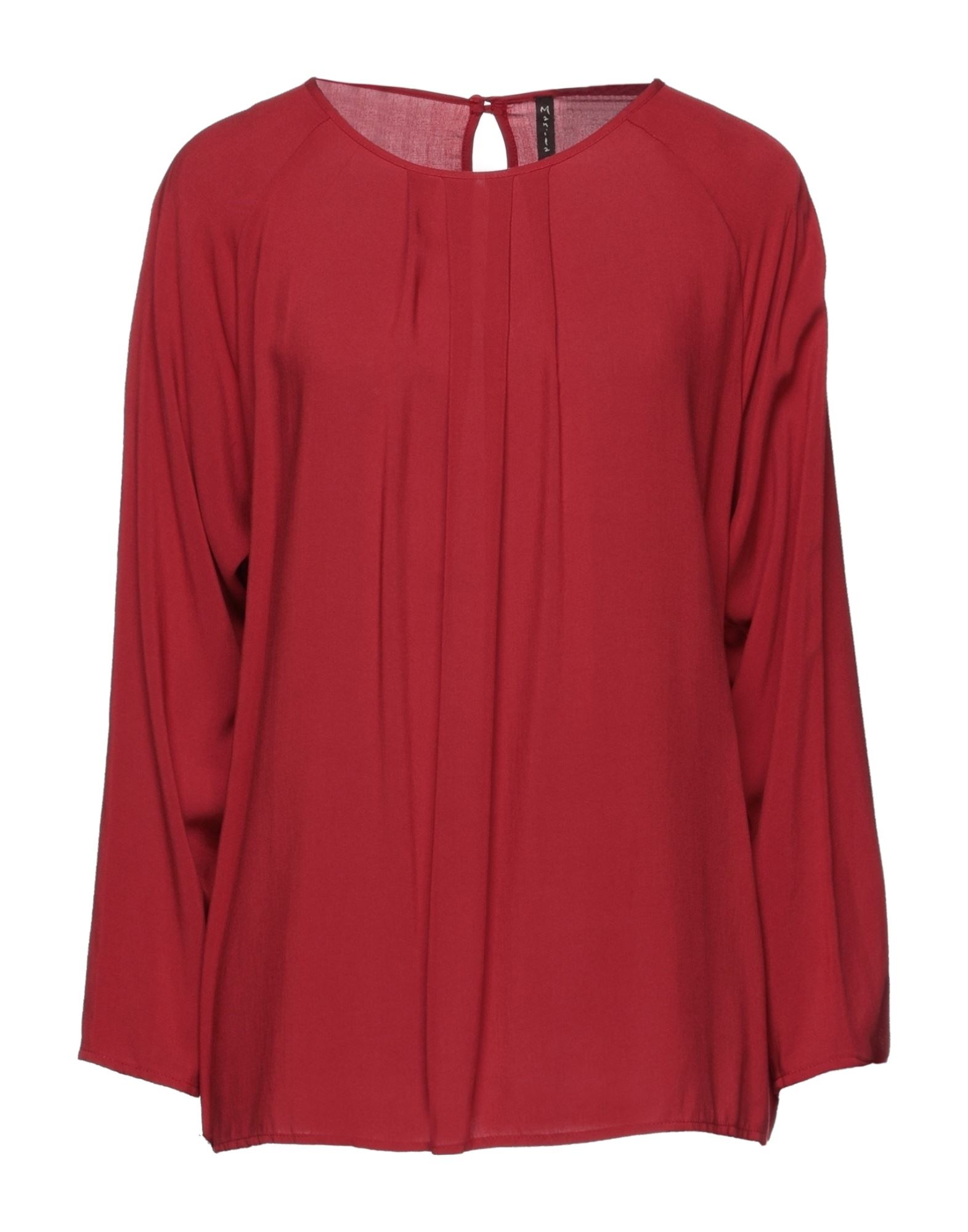 Manila Grace Blouses In Red