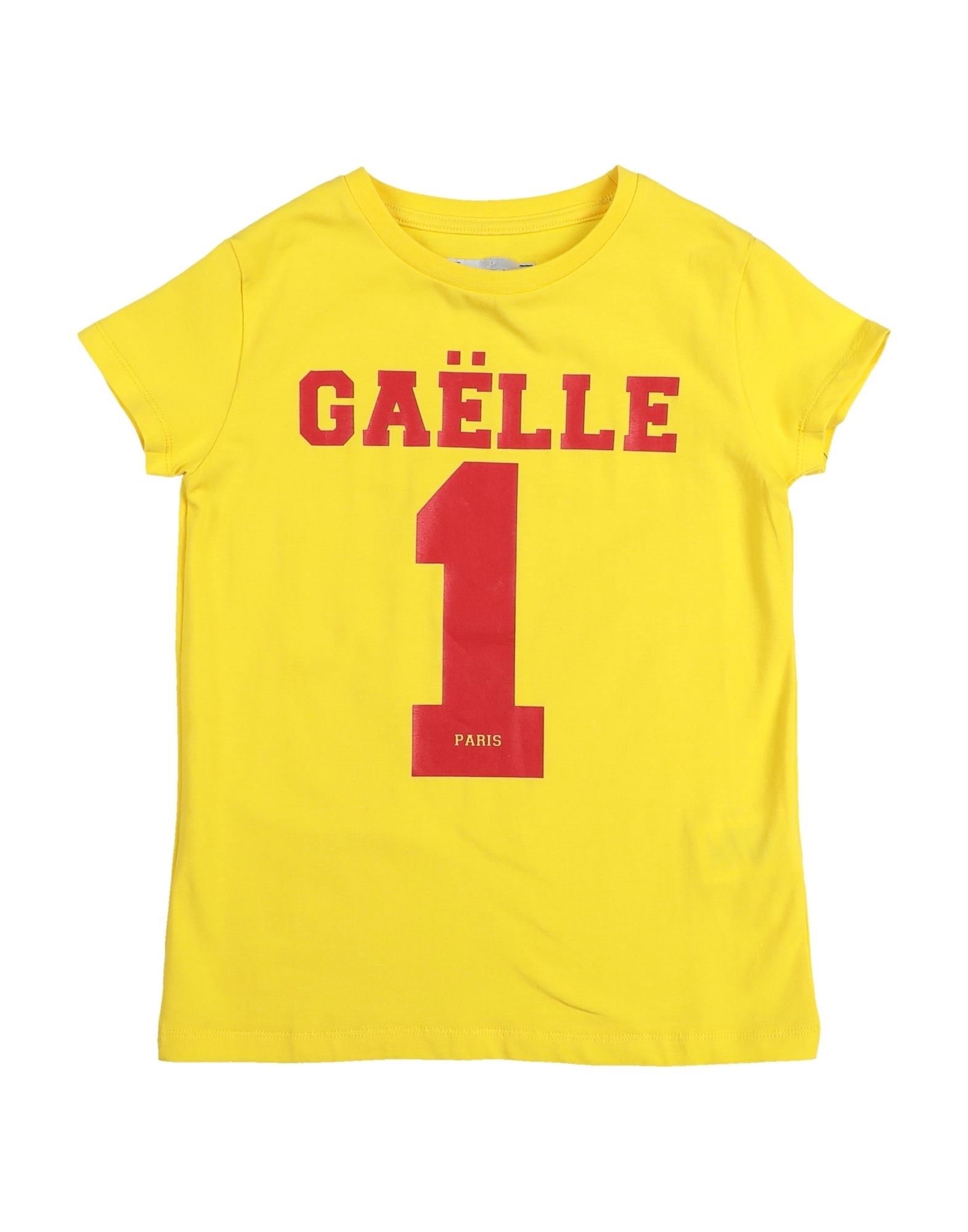 Gaelle Paris Kids' T-shirts In Yellow