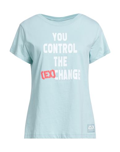 Armani Exchange Woman T-shirt Sage Green Size Xs Cotton
