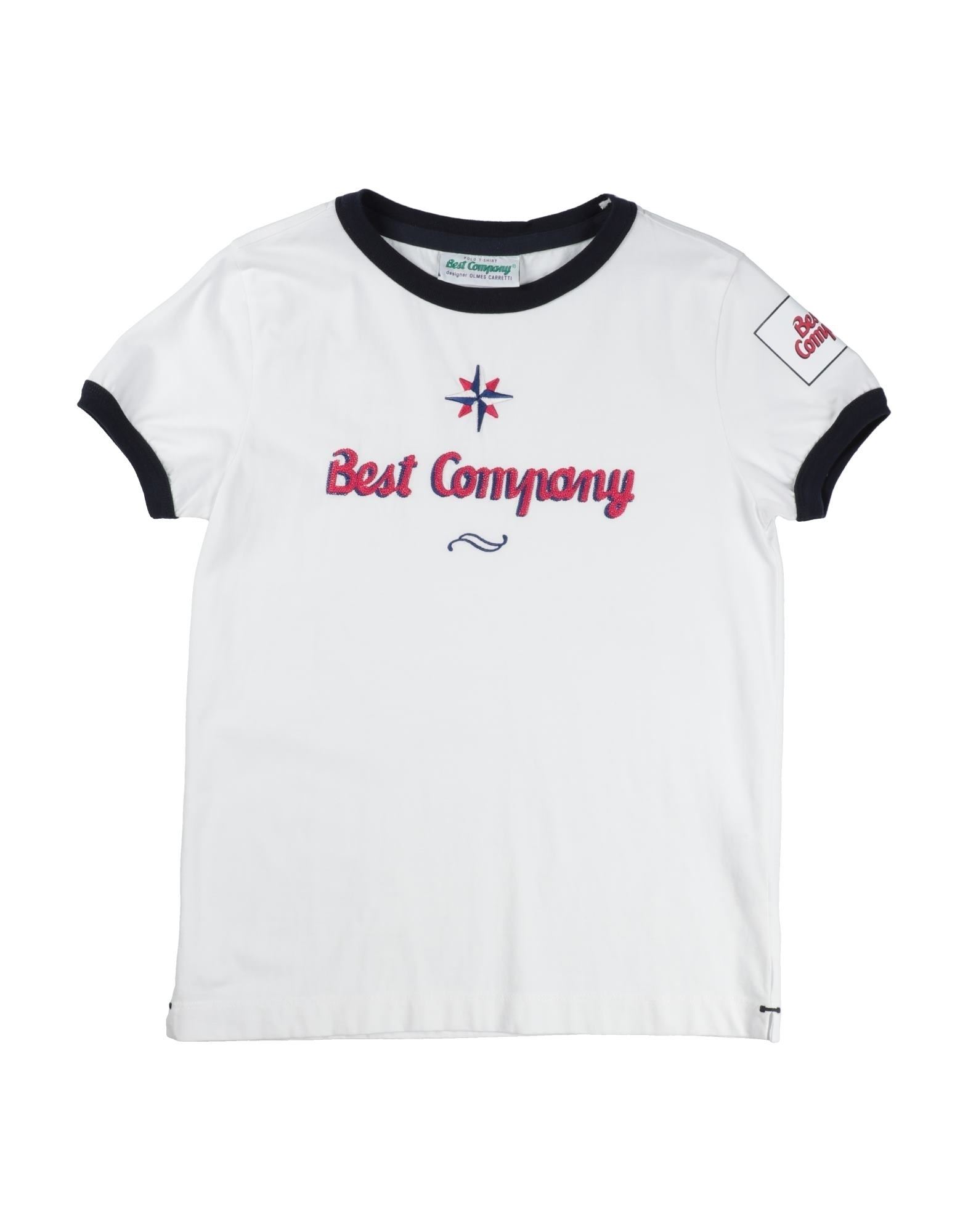 Best Company Kids'  T-shirts In White