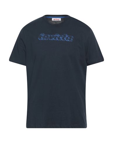 Invicta Man T-shirt Midnight Blue Size L Cotton In Navy Blue