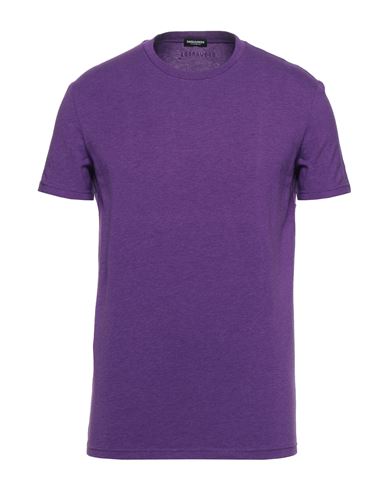 Dsquared2 Man Undershirt Purple Size Xl Cotton, Elastane