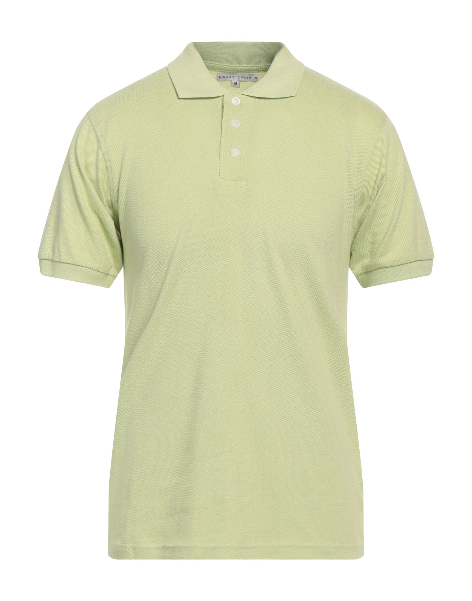 Hardy Crobb's Man Polo Shirt Light Green Size M Cotton