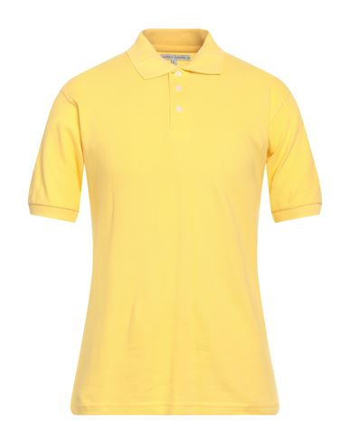 Hardy Crobb's Man Polo Shirt Yellow Size L Cotton