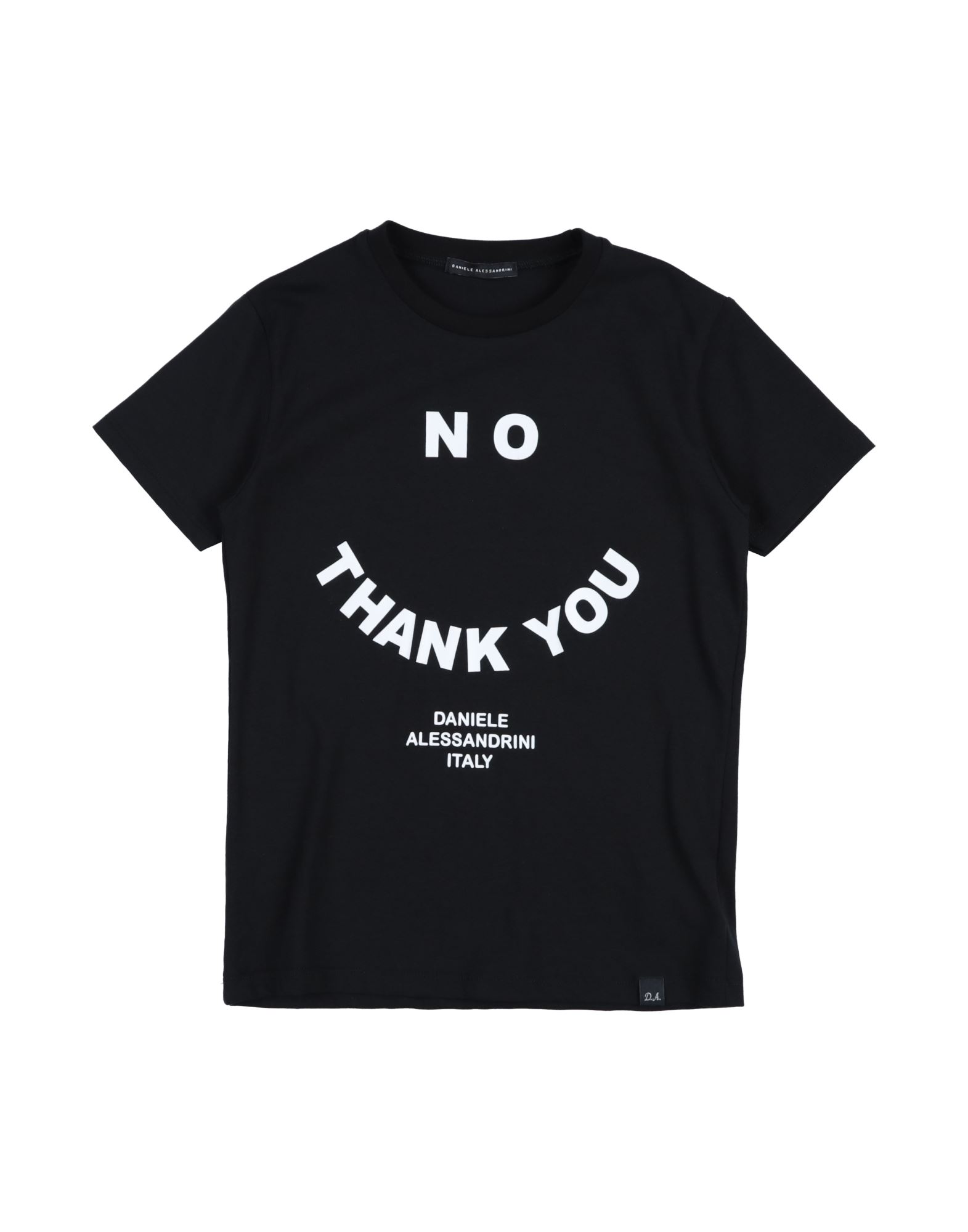 Daniele Alessandrini Kids' T-shirts In Black